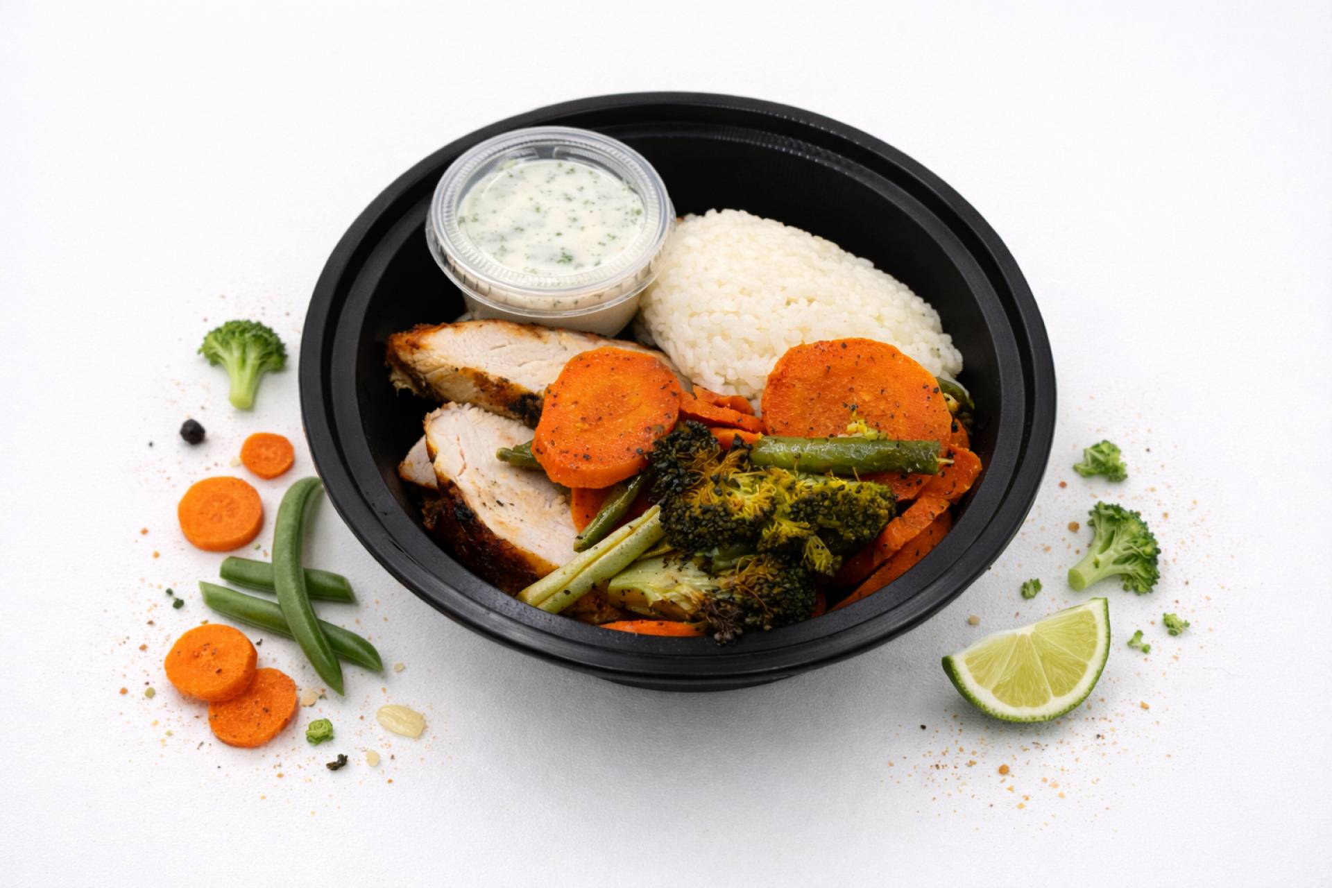 Lemon Herb Chicken & Rice Bowl