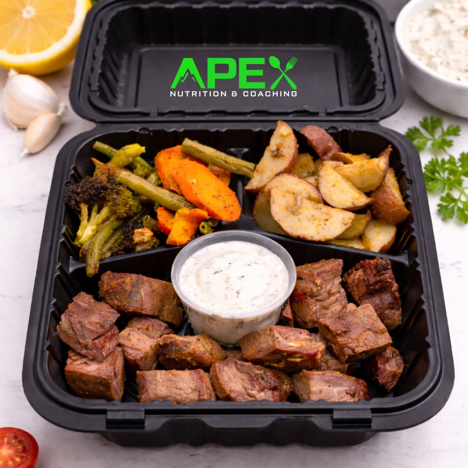 Mediterranean Steak Plate