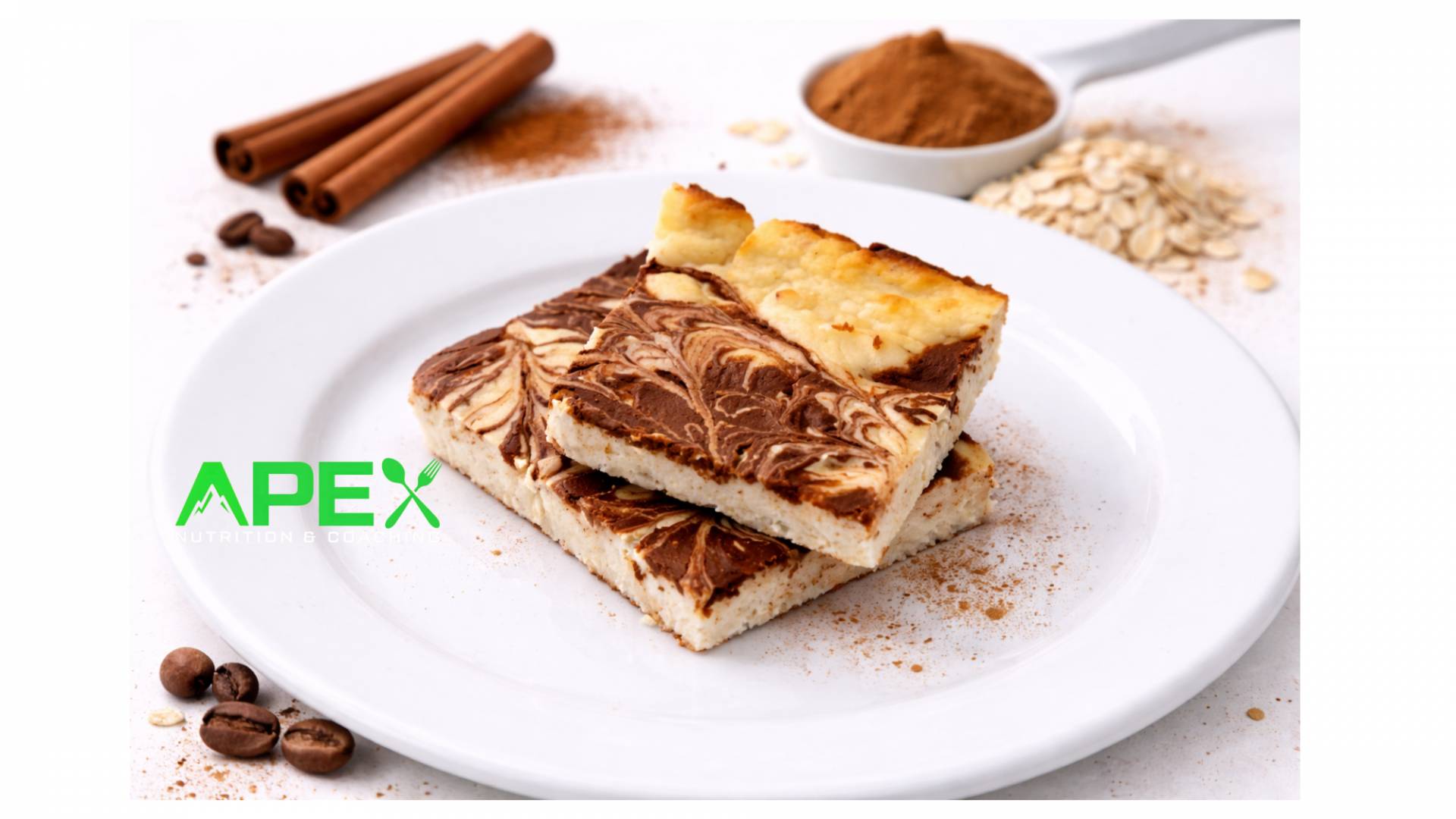 Cinnamon Roll Protein Squares