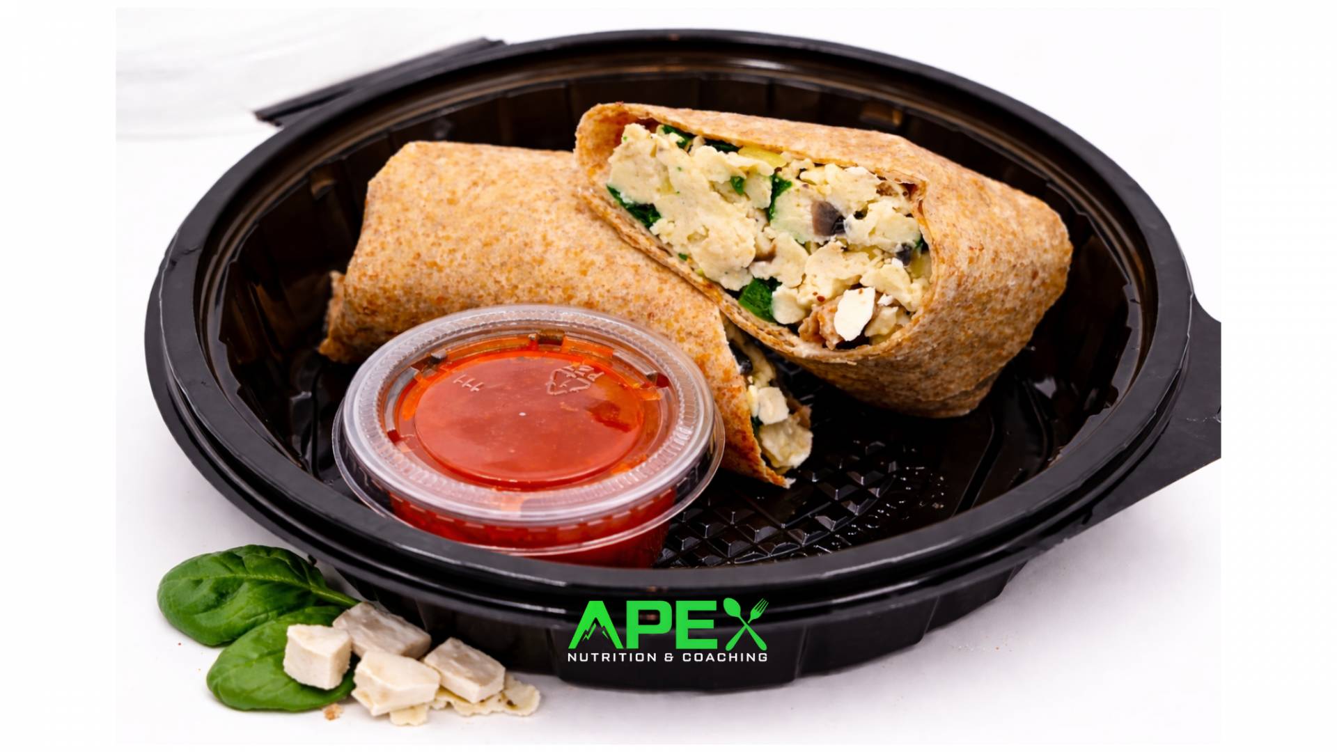 Veggie & Feta Breakfast Wrap