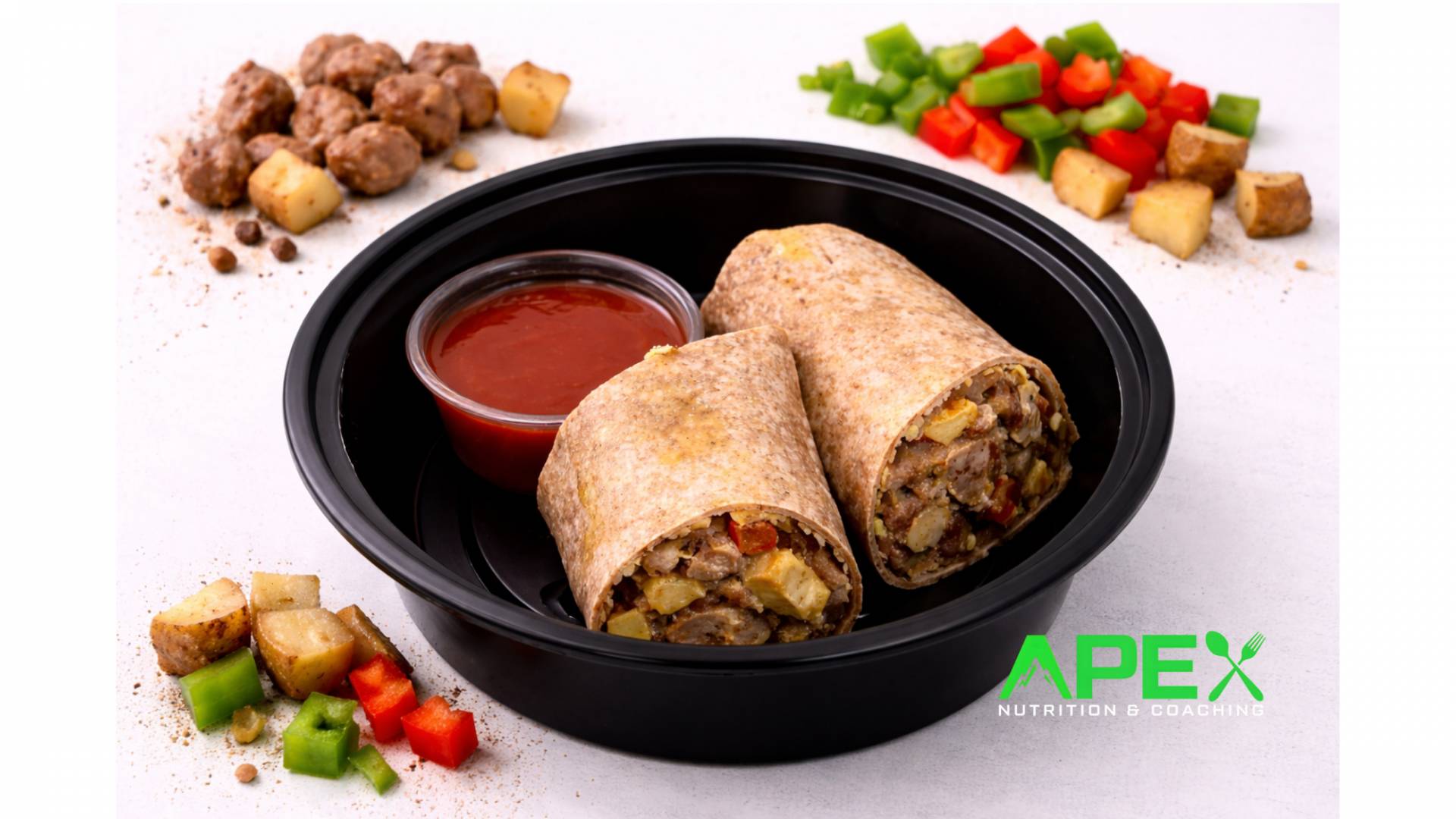 Sausage, Pepper, & Potato Burrito