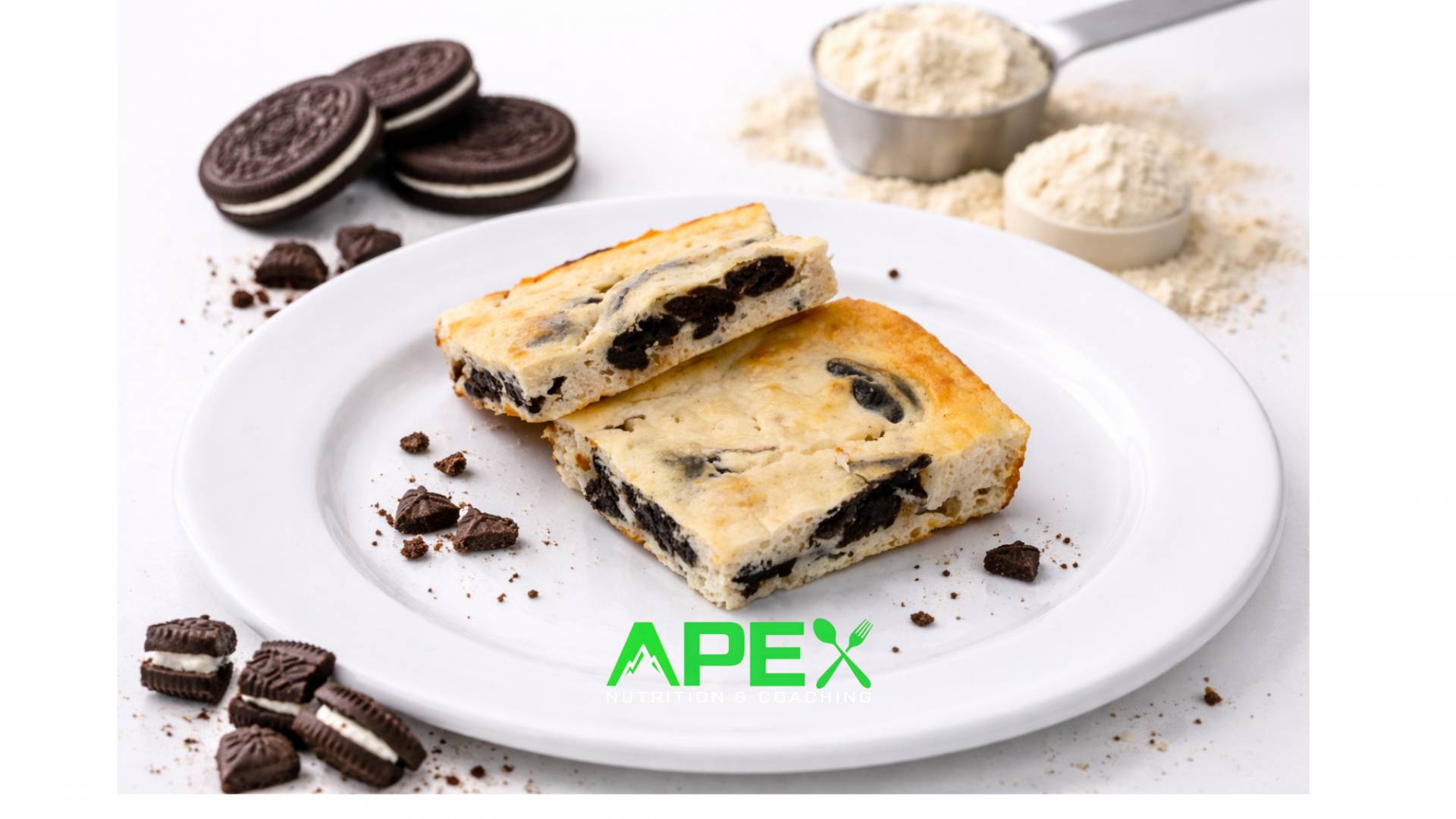 Cookies & Cream Protein Cake