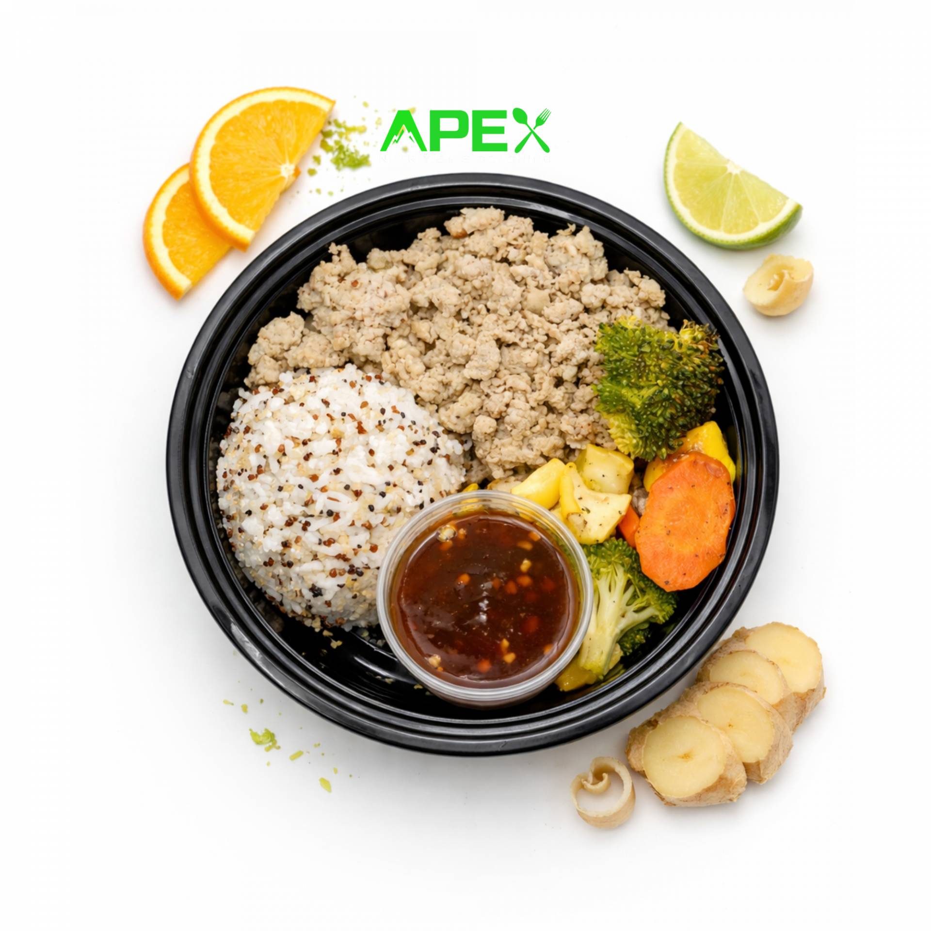 Citrus Ginger Turkey Bowl