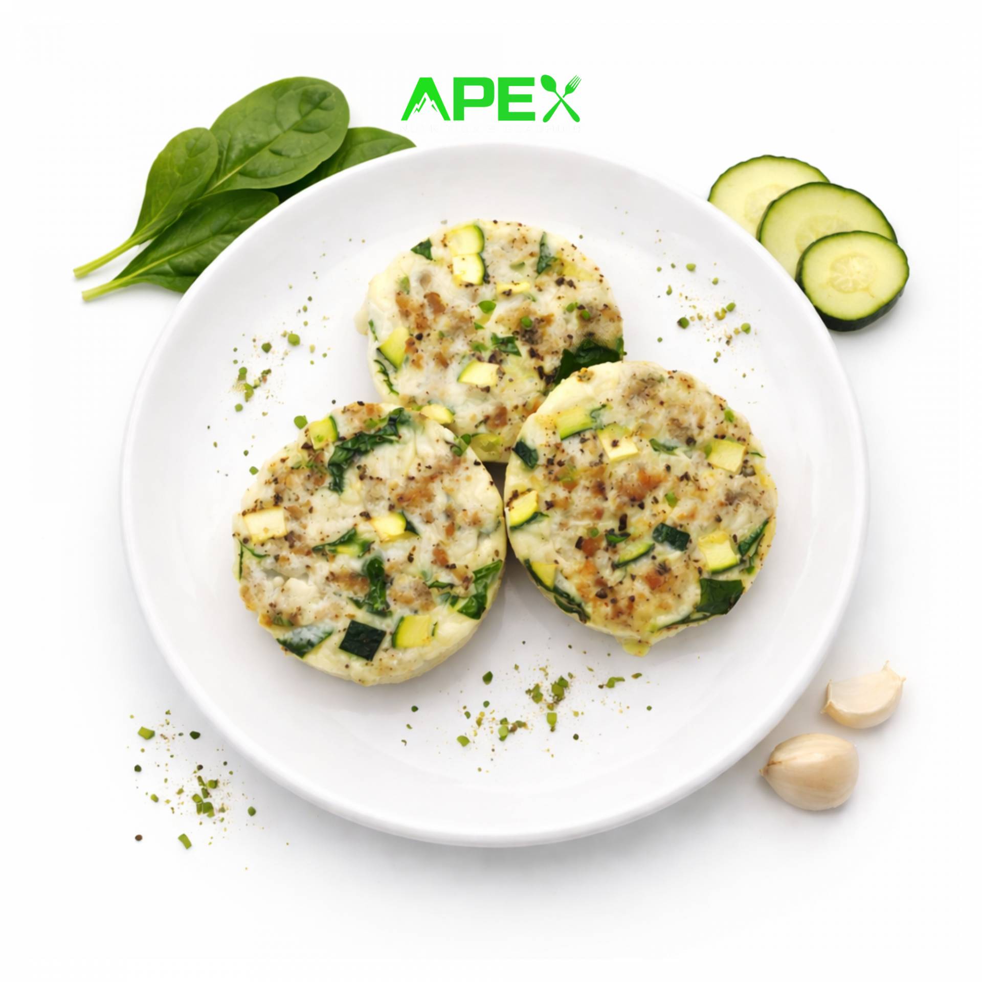 Spring Herb Egg White Muffins