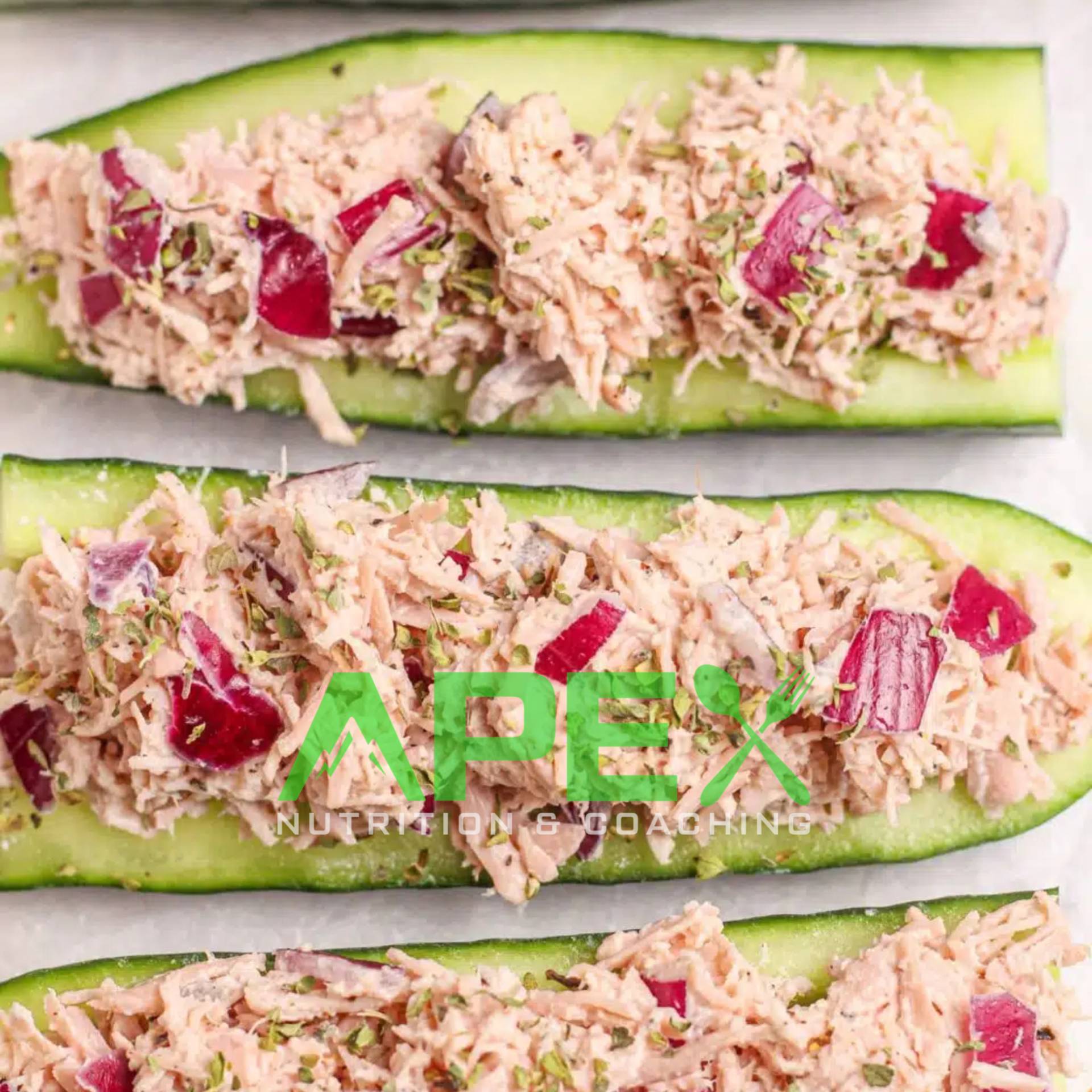 Tuna Cucumber Boats