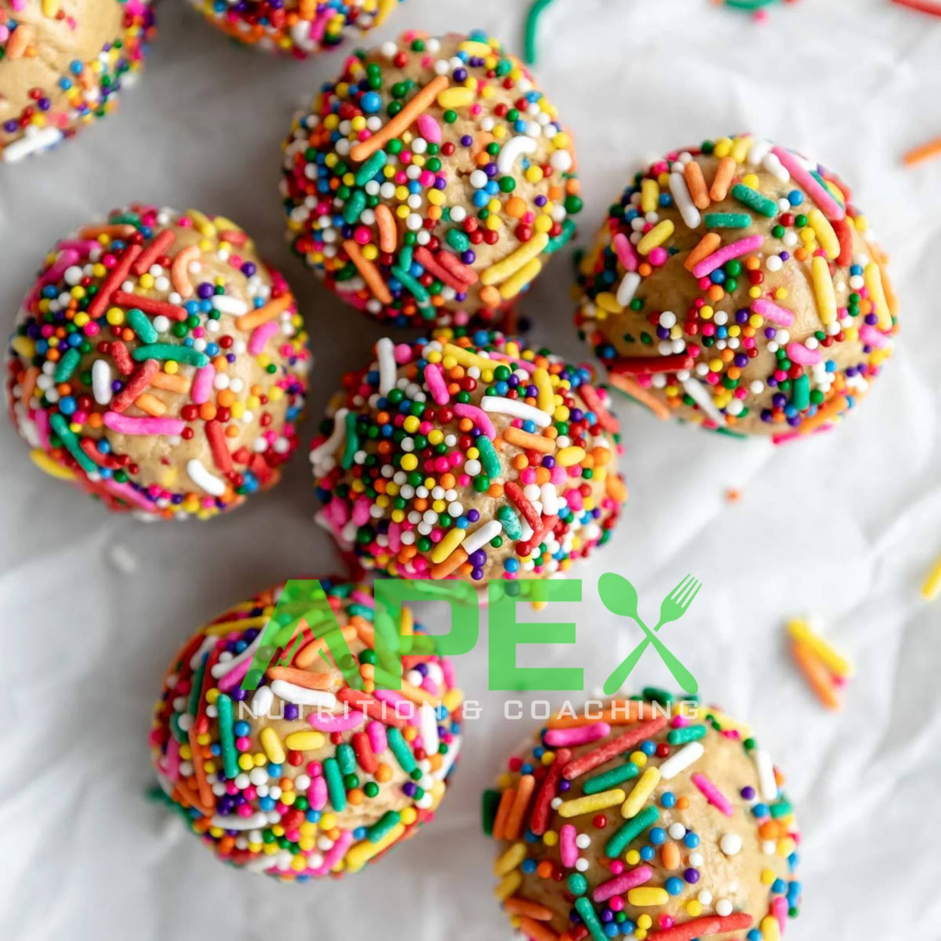Cake Batter Protein Balls
