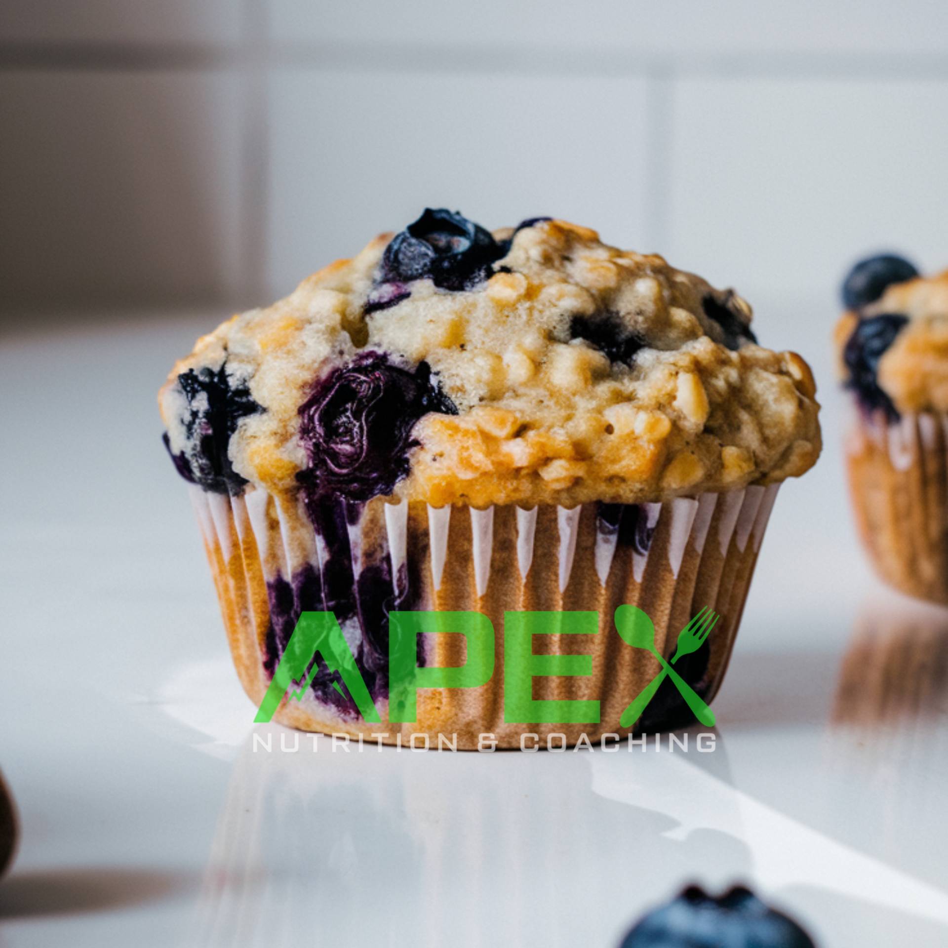 Oatmeal Blueberry Protein Muffins