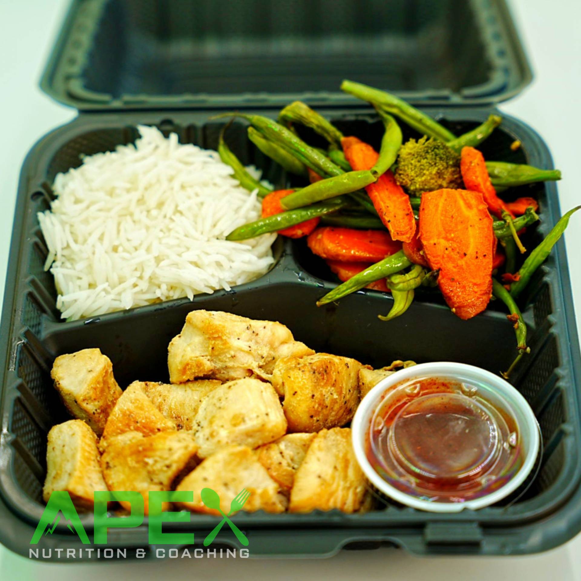 Cayenne Kick Chicken w/ Rice & Mixed Veggies