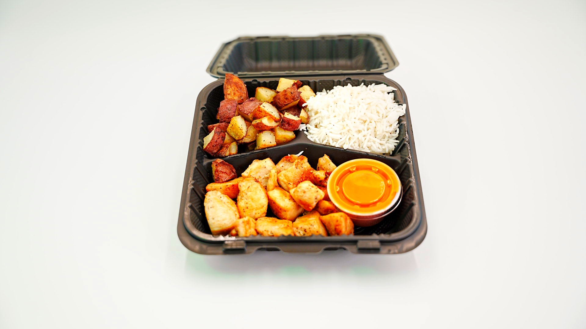 Buffalo Blaze Chicken w/Potatoes & Rice