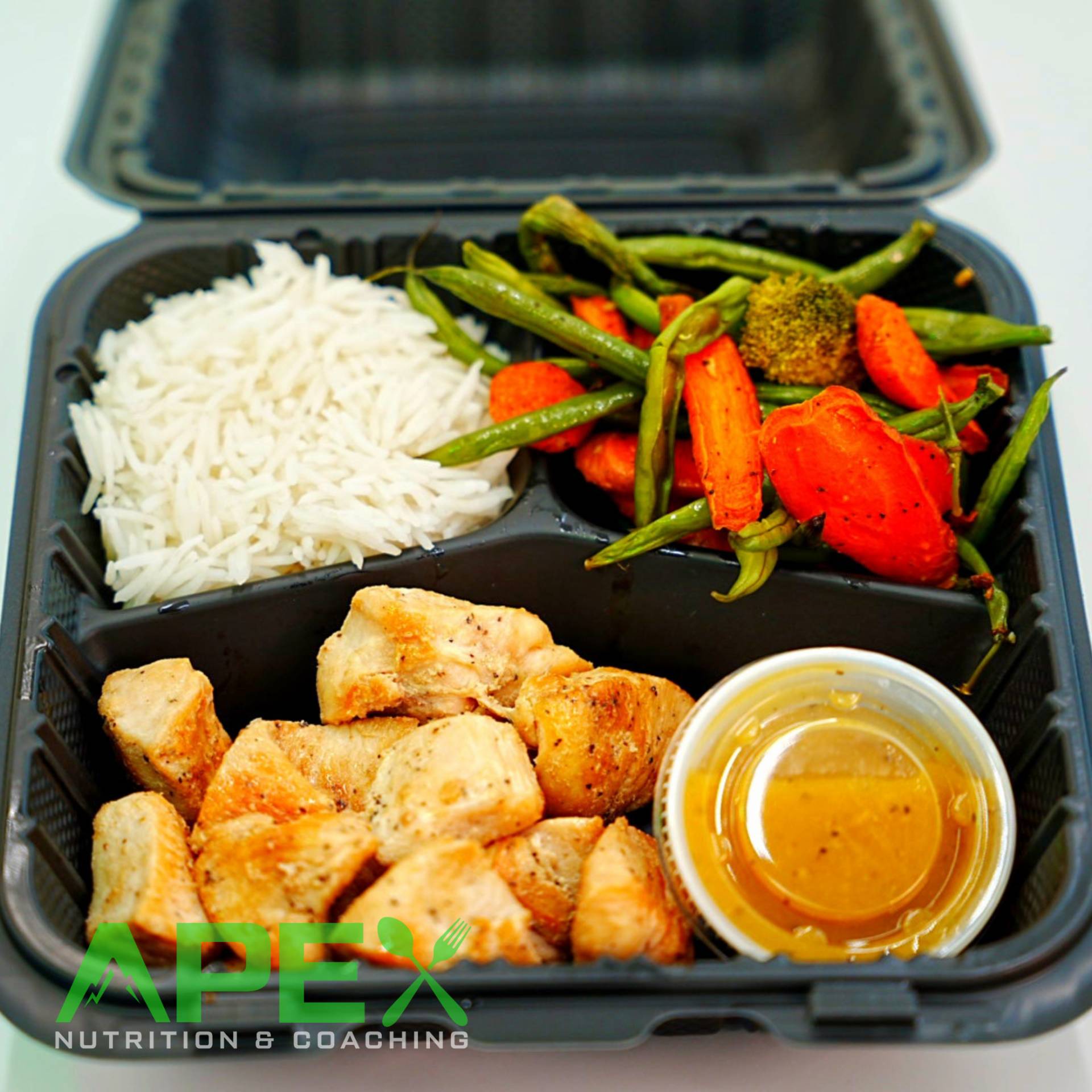 Lemon Pepper Chicken w/ Rice & Mixed Veggies