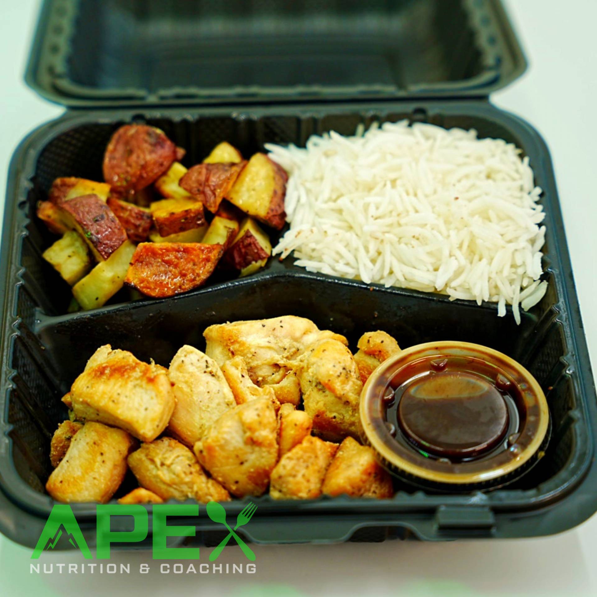 Korean BBQ Chicken w/Potatoes & Rice