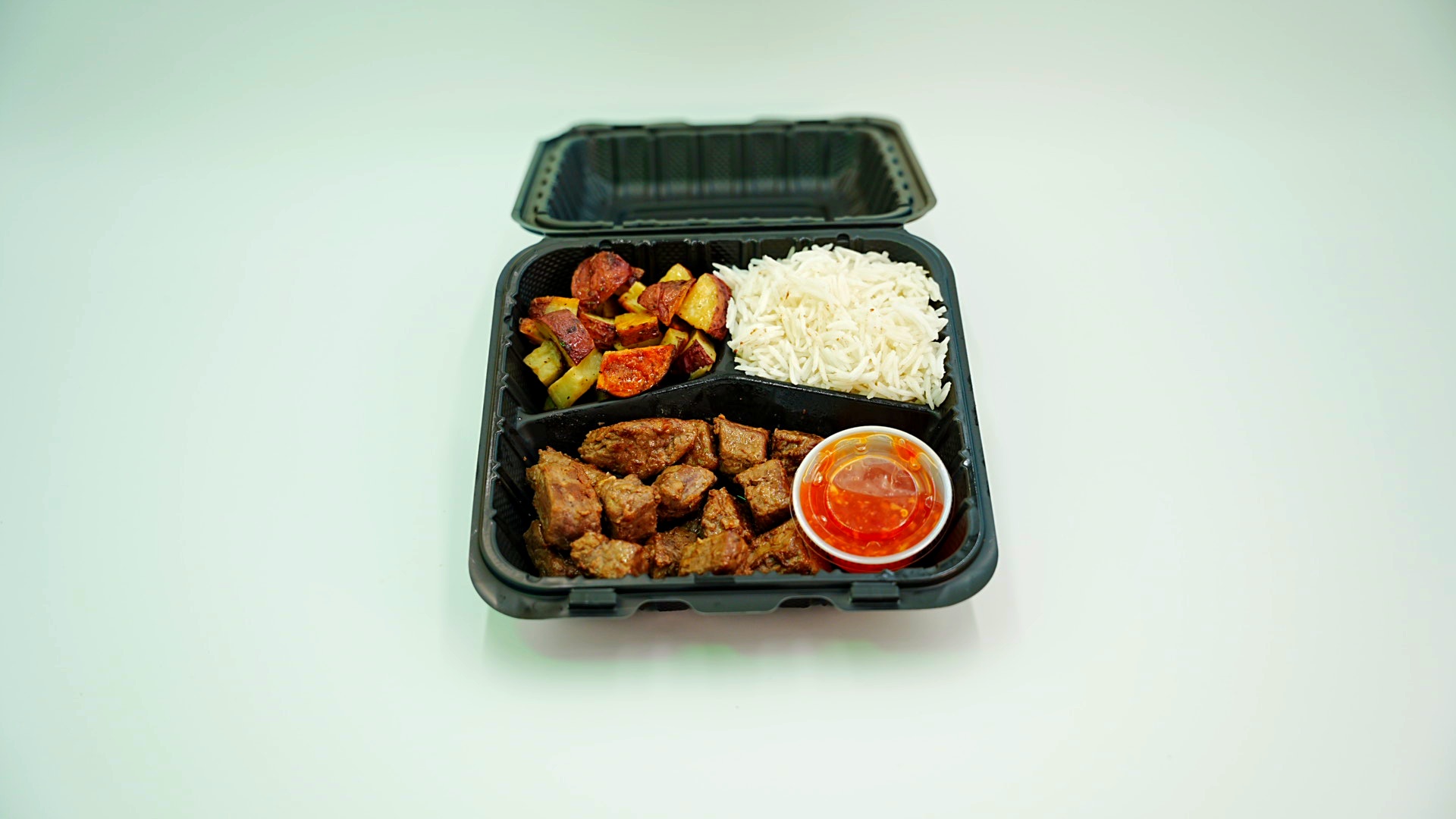 Sweet & Sour Steak w/Potatoes & Rice